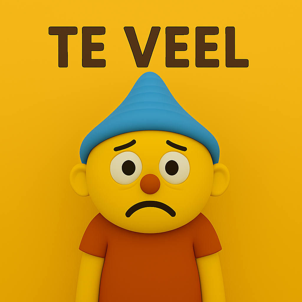 te veel