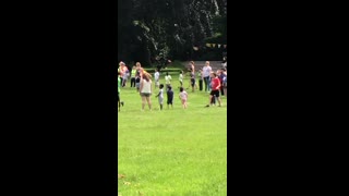 voor opwarmen lopen park